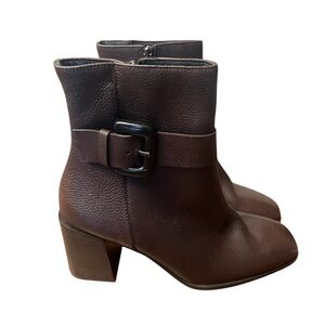 Dark Brown Paul Green Dress Boots- Nirvana Style-Size 6.5- Elegant Chic NWT